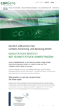 Mobile Screenshot of consens-forschung.de